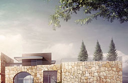 Villa in Faqra, Lebanon, by TAA - For PrimaClasse - 2012