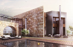 Villa in Faqra, Lebanon, by TAA - For PrimaClasse - 2012