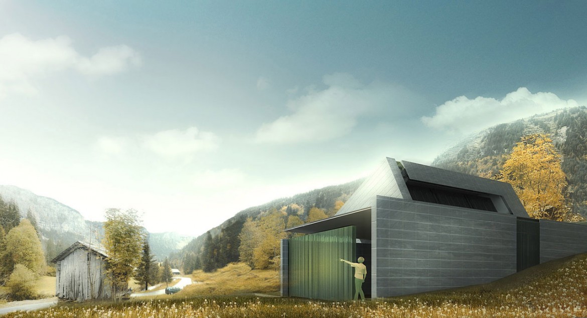 Rendering - Avoriaz Slate Museum - Nicolas Richelet