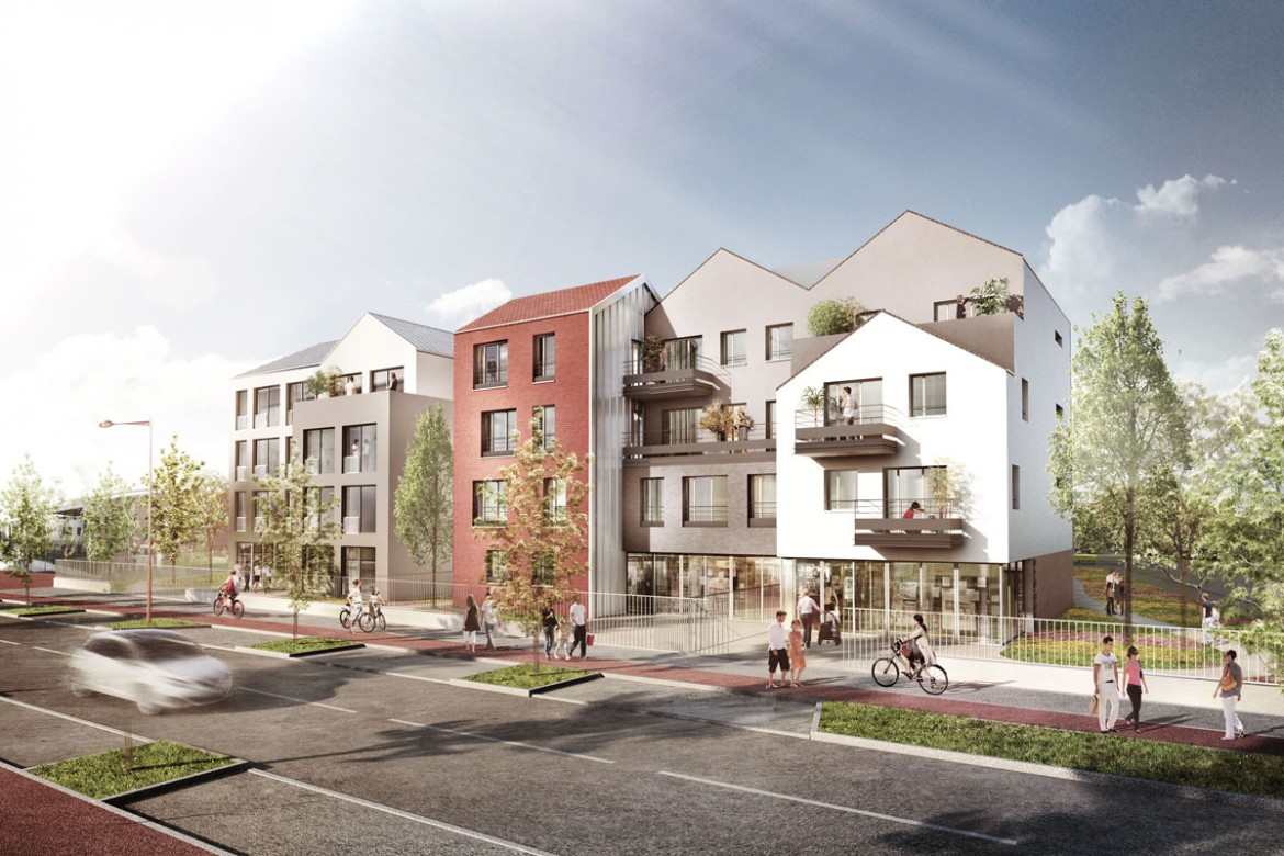 HOUSES BUILDING in Livry-Gargan, Street image | Nicolas Richelet